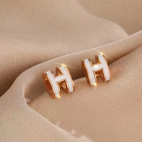 Angelic H Mini Pop Earrings