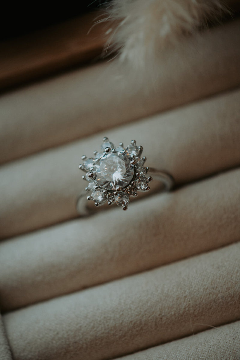 Celestial Radiance Silver Ring