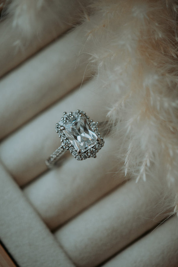 Moonlit Silver Ring