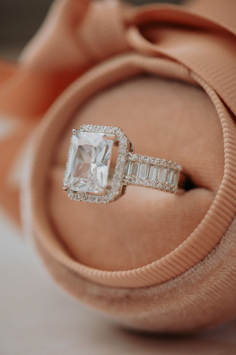 Eira Cushion Cut Silver Ring