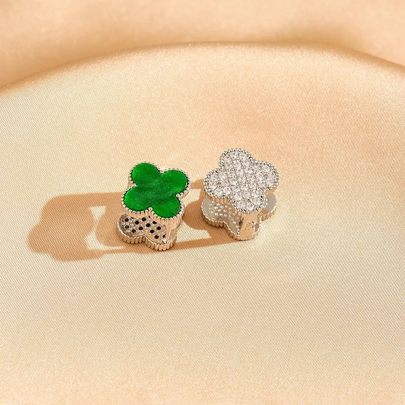 Ada Four-Leaf Clover Ear Clip Earrings