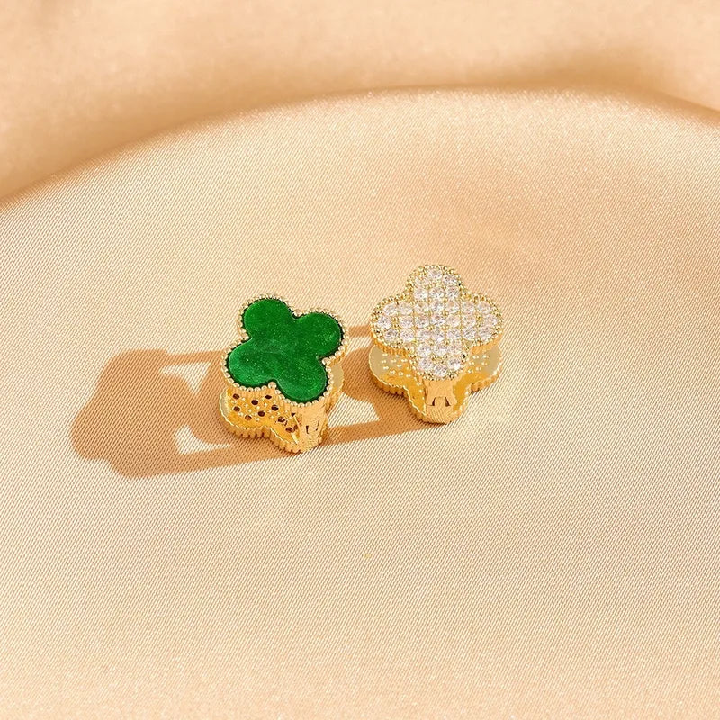 Ada Four-Leaf Clover Ear Clip Earrings