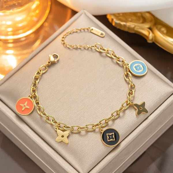 Isla Charm Gold Bracelet