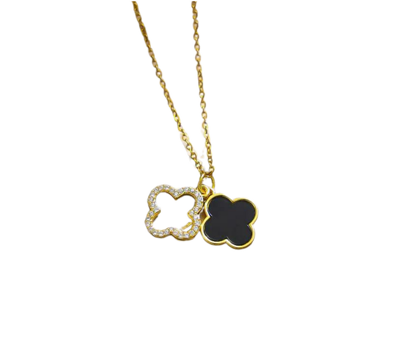 Lottie Four Leaf Clover Zircon Necklace