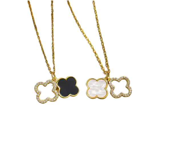 Lottie Four Leaf Clover Zircon Necklace