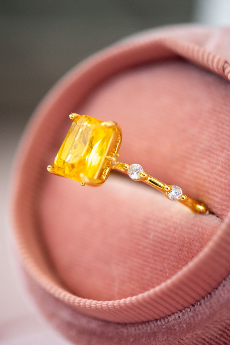 Fia Citrine Gold Ring