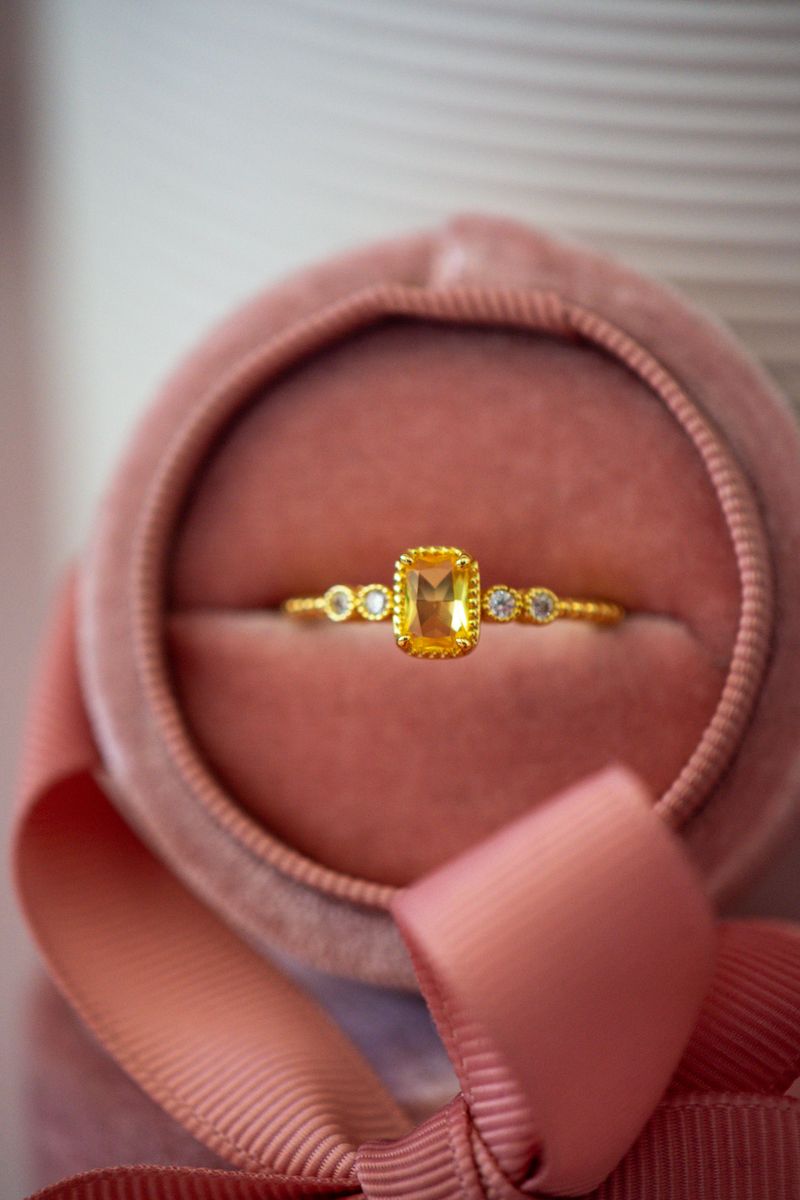 Enya Citrine Gold Ring