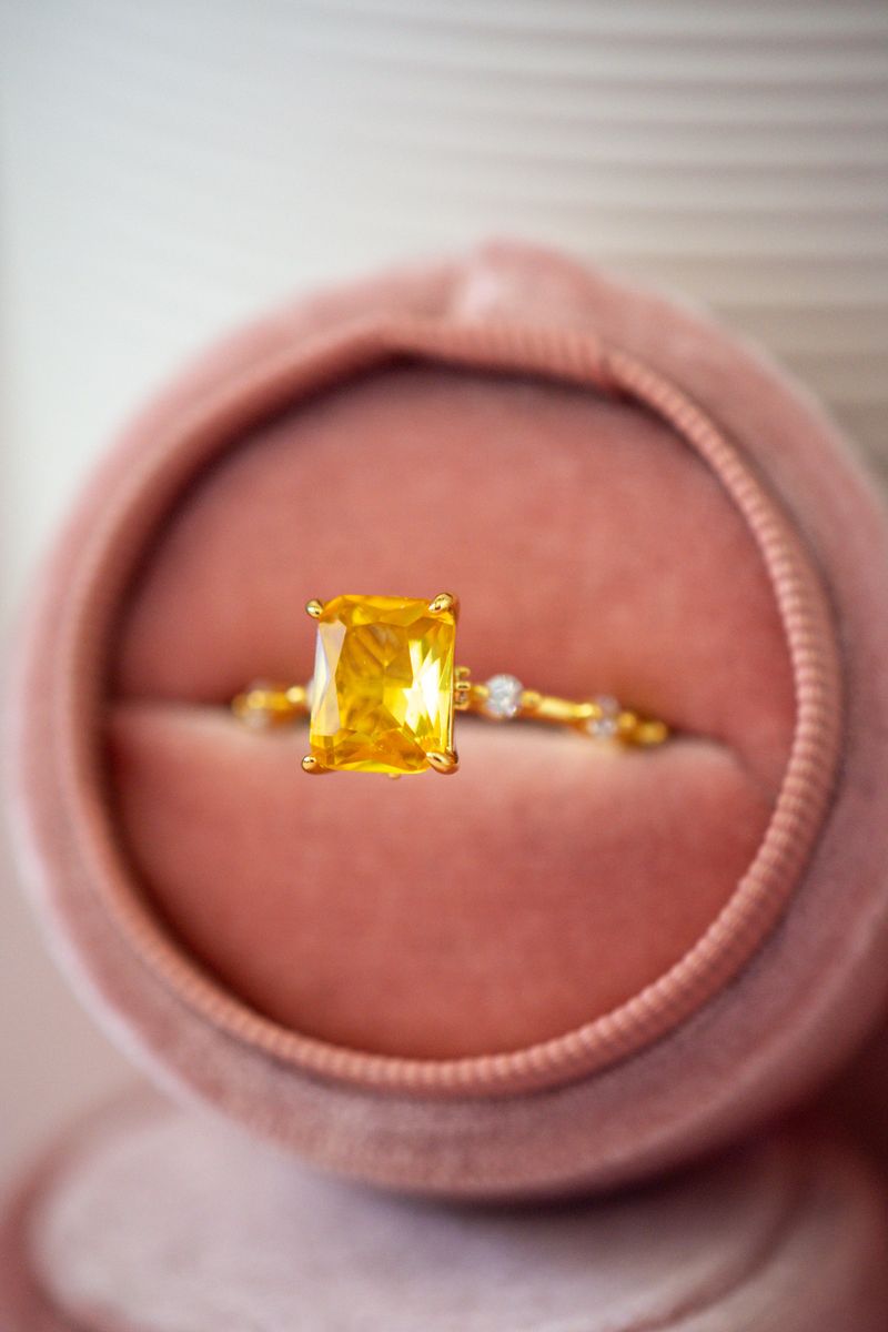 Fia Citrine Gold Ring