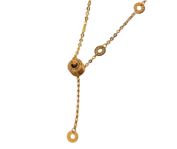 Rebecca Geometric Gold Necklace