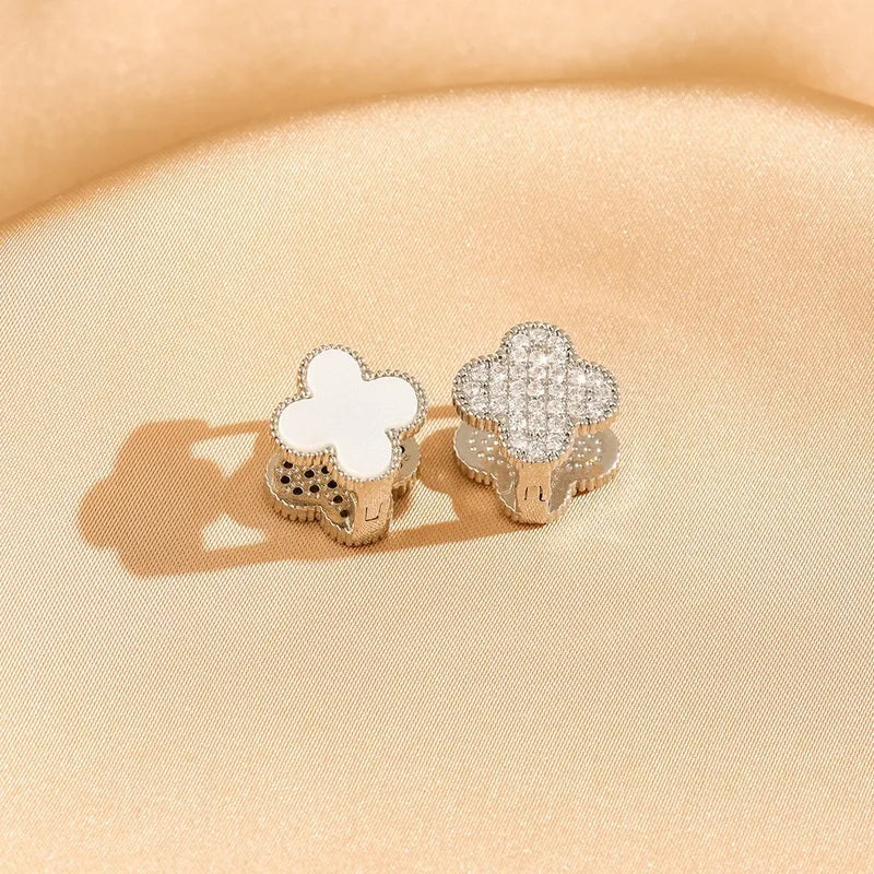 Ada Four-Leaf Clover Ear Clip Earrings