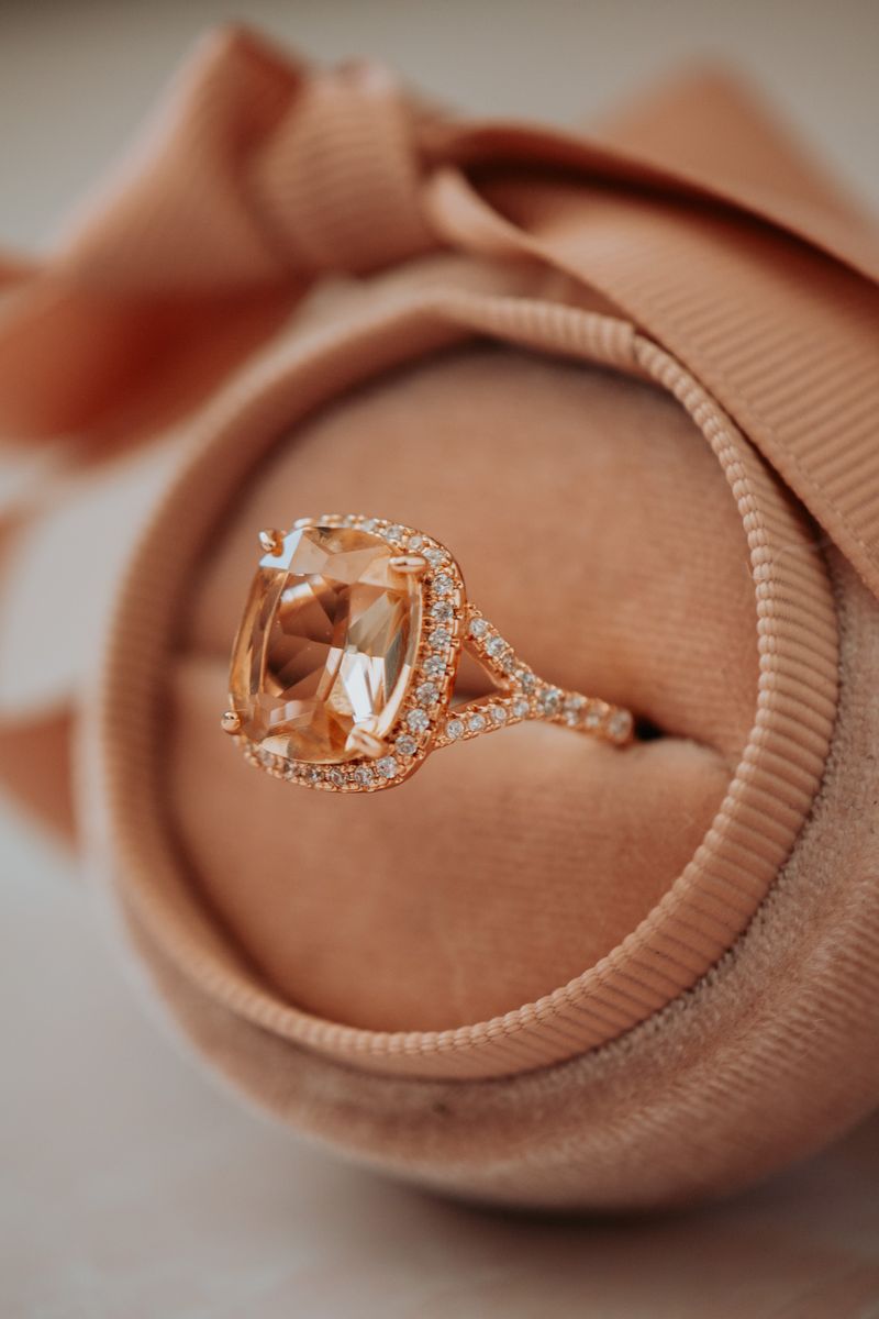 Astra Morganite Rose Gold Ring