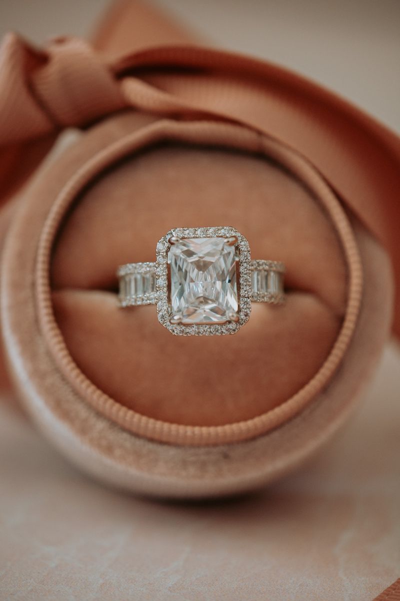 Eira Cushion Cut Silver Ring