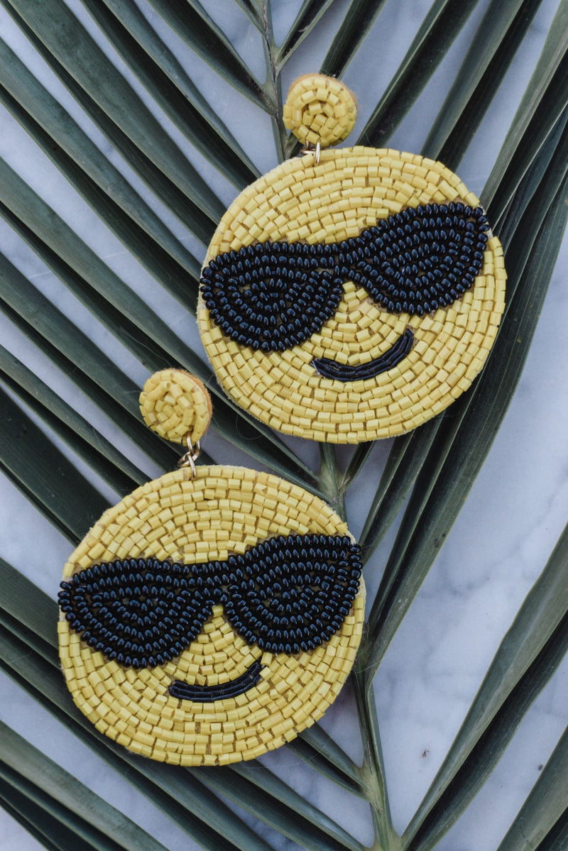 Happy Day Cool Seed Bead Earrings