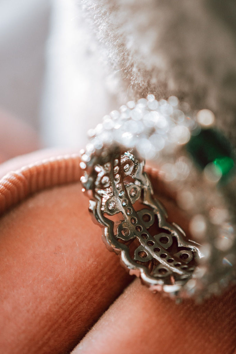 My Soulmate Emerald Stone Sterling Silver Ring