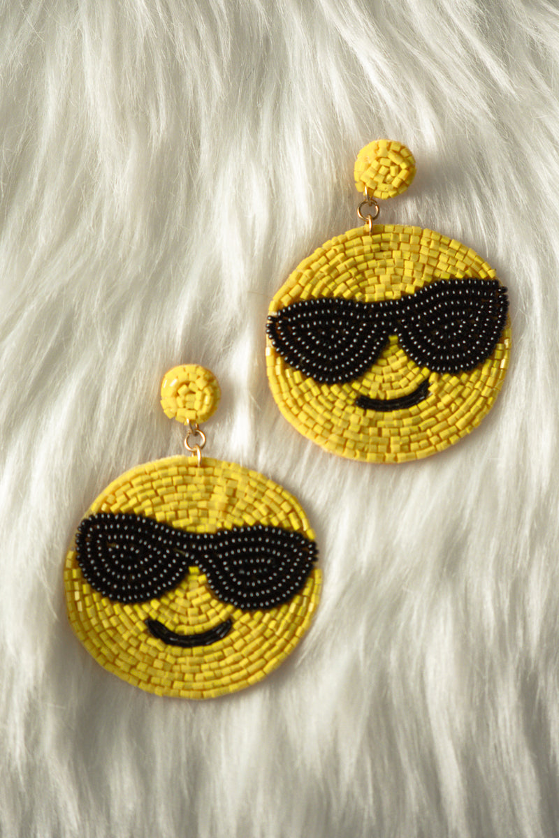 Happy Day Cool Seed Bead Earrings