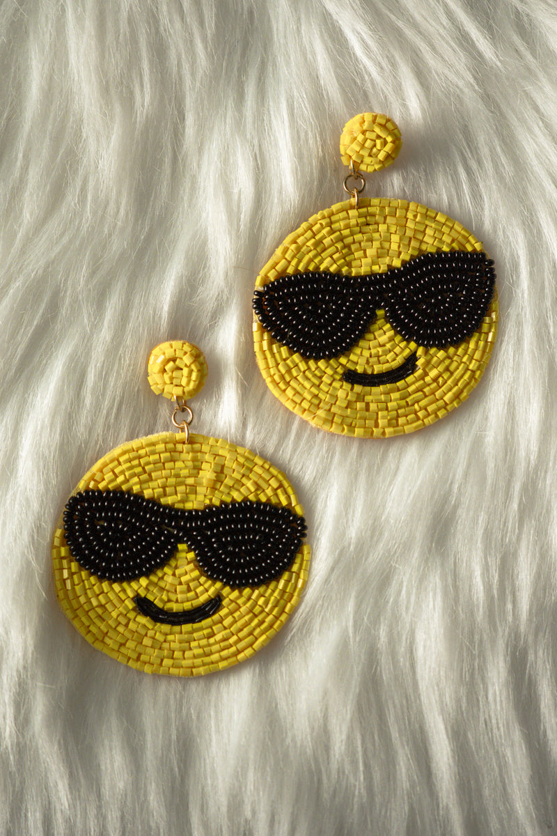 Happy Day Cool Seed Bead Earrings