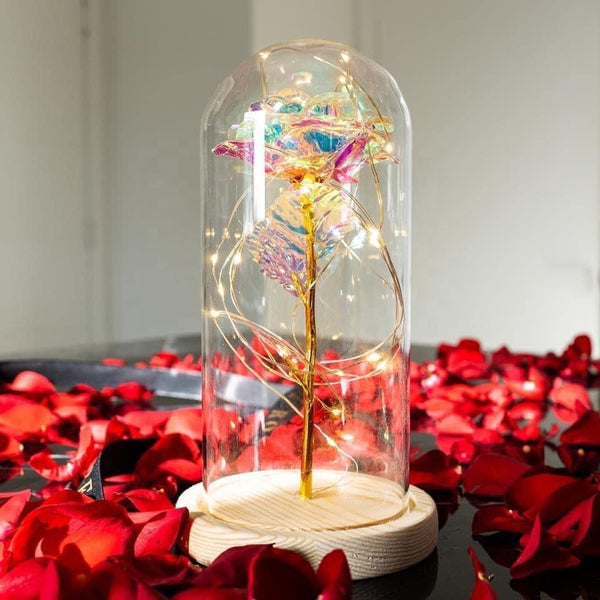 24K Beauty and the Beast LED Rose