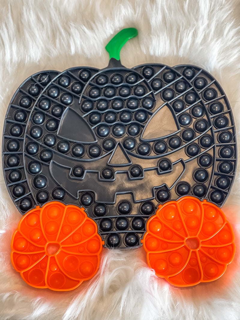 Extra Large Jack-O-Lantern Fidget Pop-It Sensory Toy Removable Puzzle Pieces