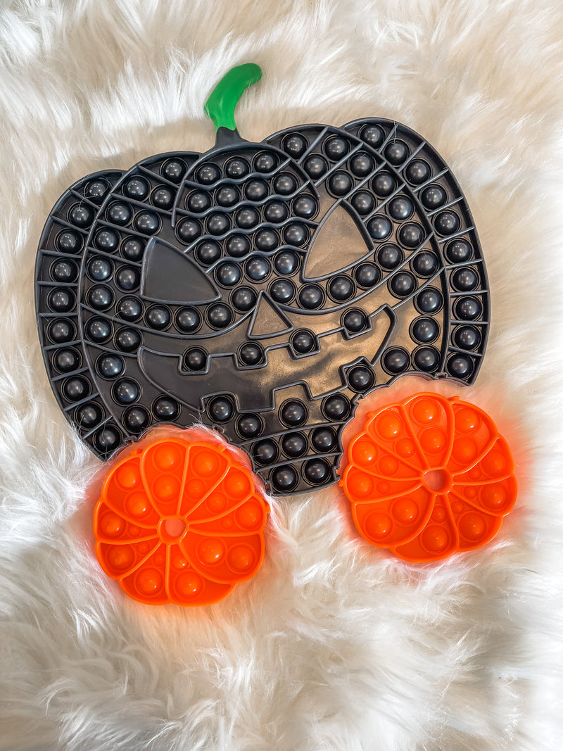 Extra Large Jack-O-Lantern Fidget Pop-It Sensory Toy Removable Puzzle Pieces