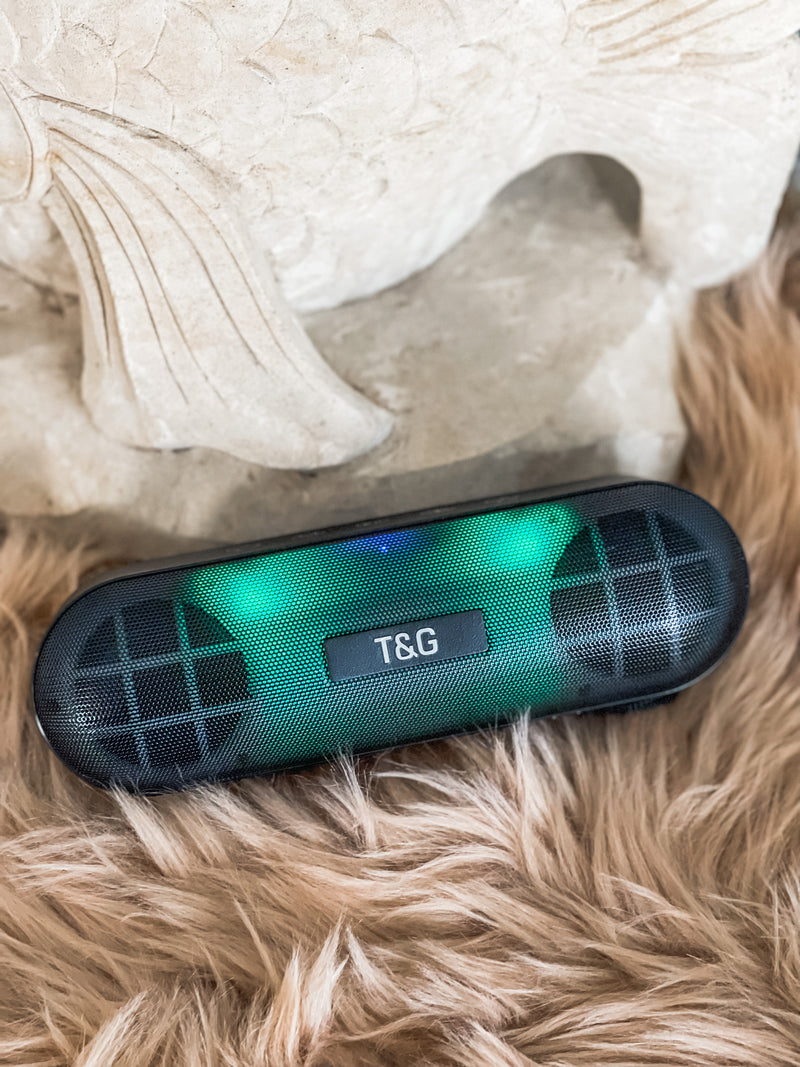 TG148 LED Bullet Bluetooth Outdoor Portable Speakers Waterproof Wireless