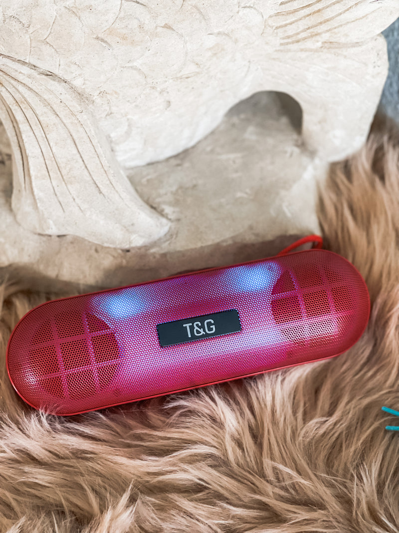 TG148 LED Bullet Bluetooth Outdoor Portable Speakers Waterproof Wireless