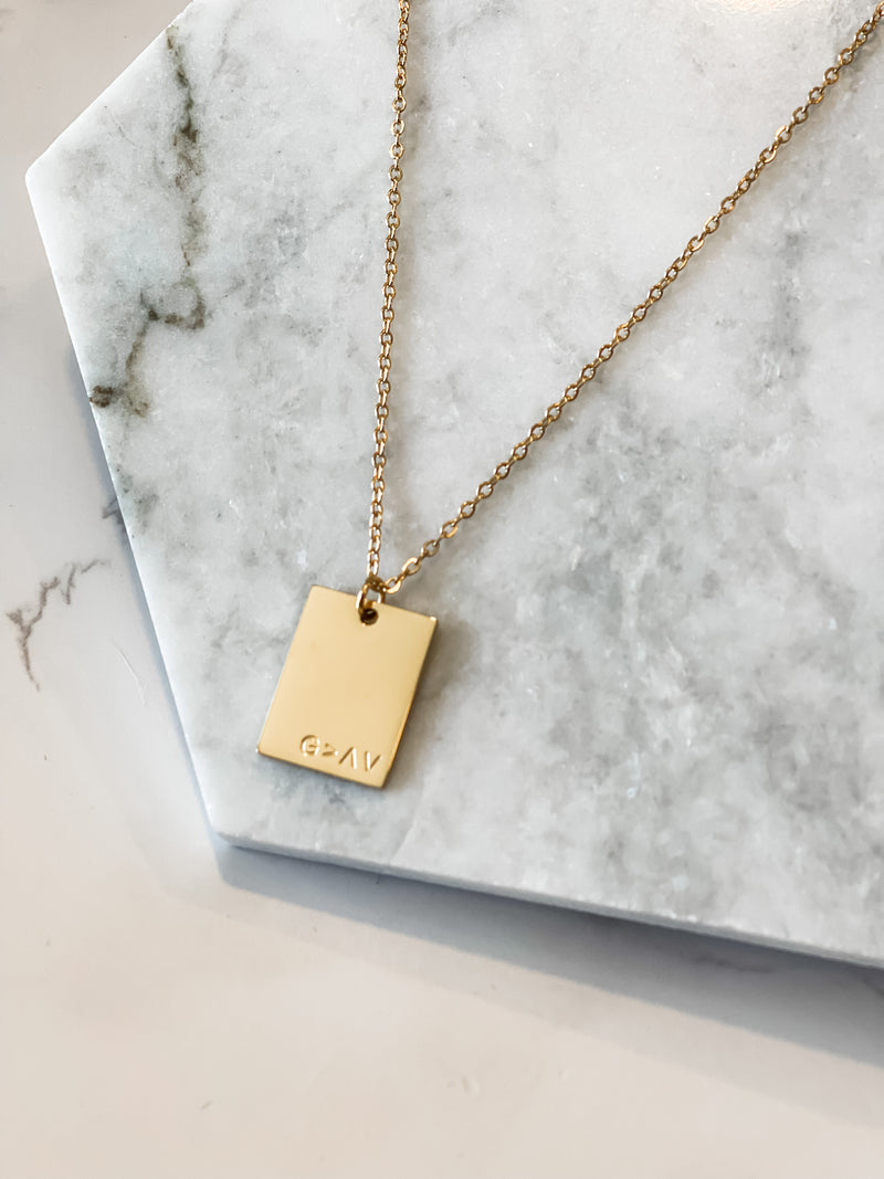 God is Greater than the Highs and Lows Necklace