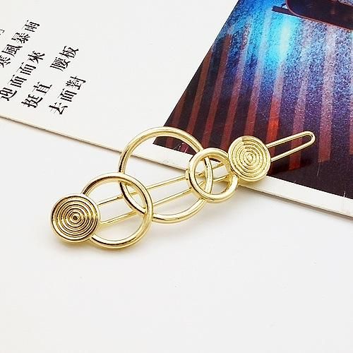 Trendy Hair Clip with Plating