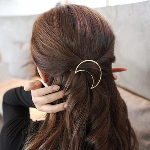 Trendy Hair Clip with Plating