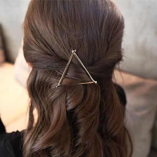 Trendy Hair Clip with Plating