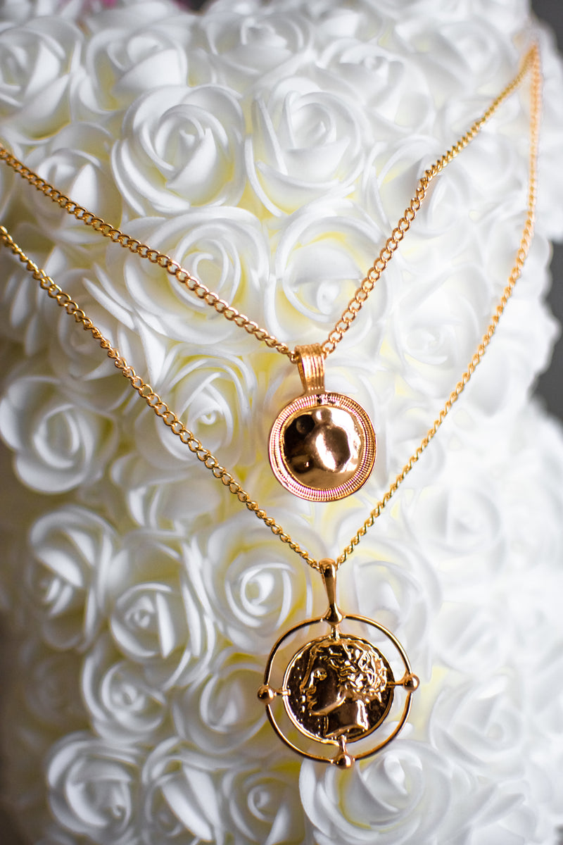 A1 Layered Necklace in Gold